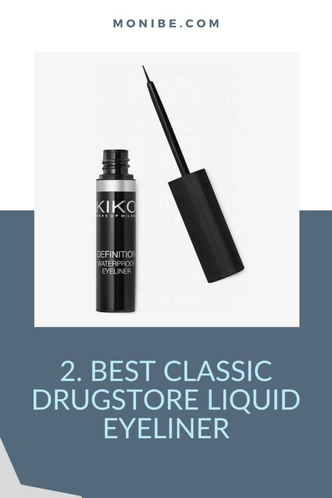 2. Best classic drugstore liquid eyeliner