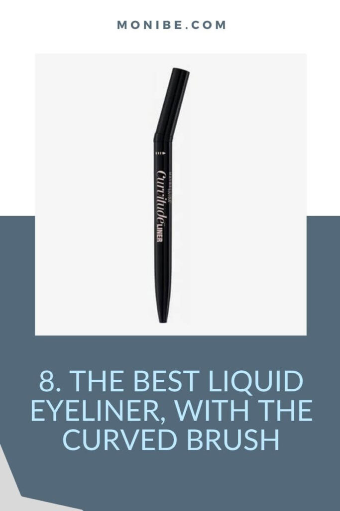 8. The Best liquid eyeliner, with the curved brush