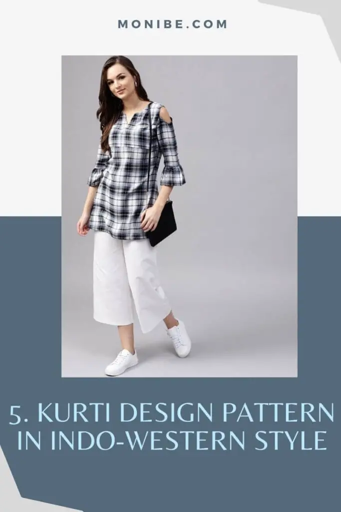 5. Kurti Design Pattern in Indo-Western Style