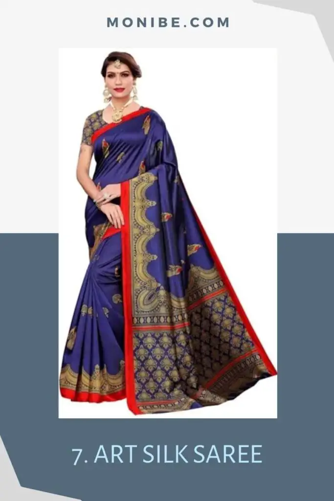 art silk saree rs 500 to 1000
