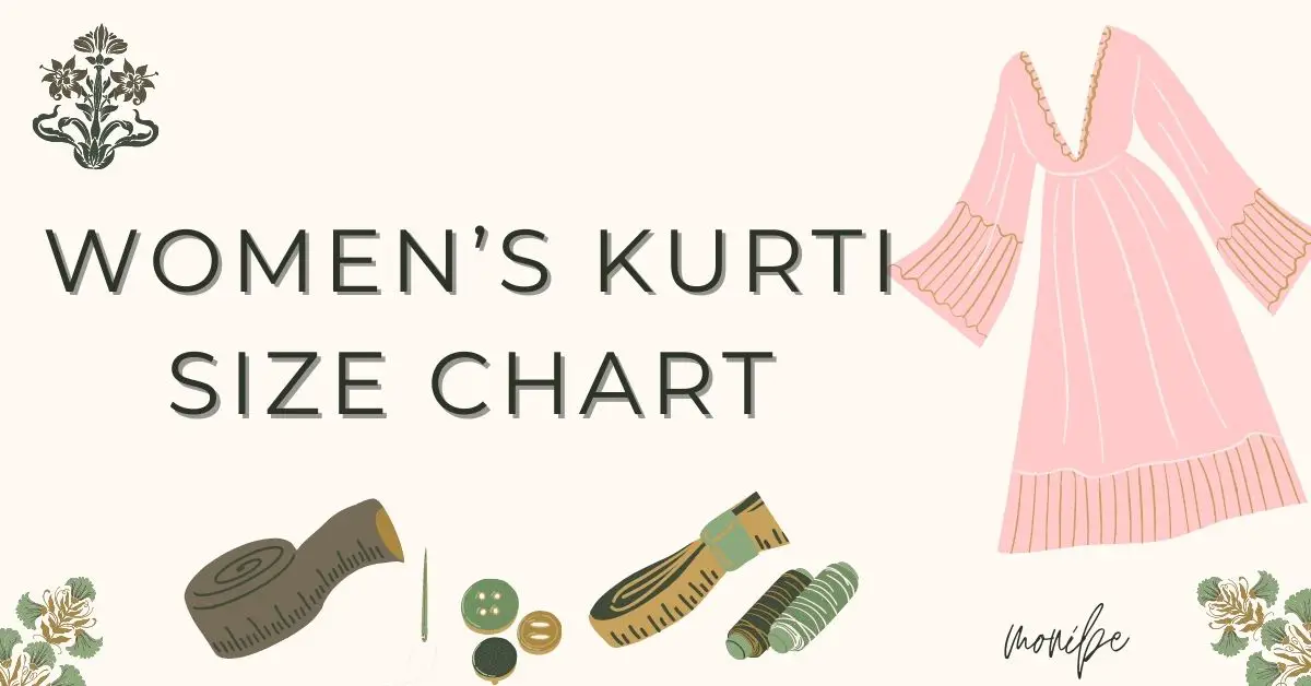 Women’s Kurti size chart to MEASURE THE RIGHT KURTI SIZE (2022)
