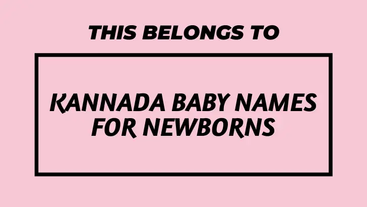 Kannada Baby Names for Newborns