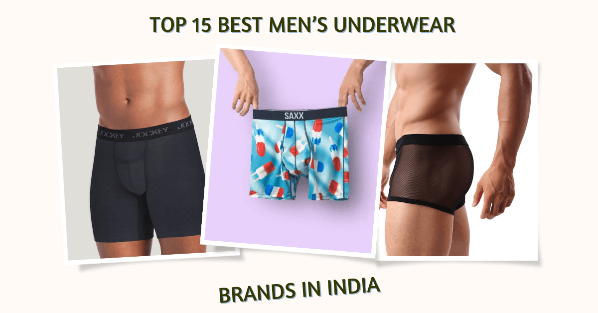 Top 14 Best Mens Underwear Brands In India 2023