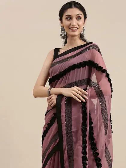 latest saree design on Flipkart