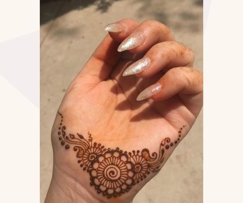 A game of cards Bridal Mehndi for Full Hands