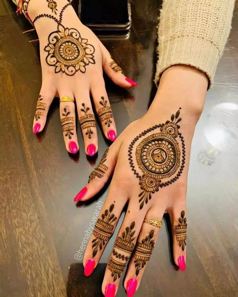 full hand mehndi designs for dulhan