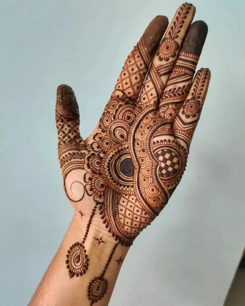 full-hand mehndi designs for front hand​​