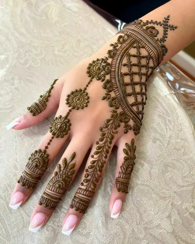full hand mehndi designs for teej
