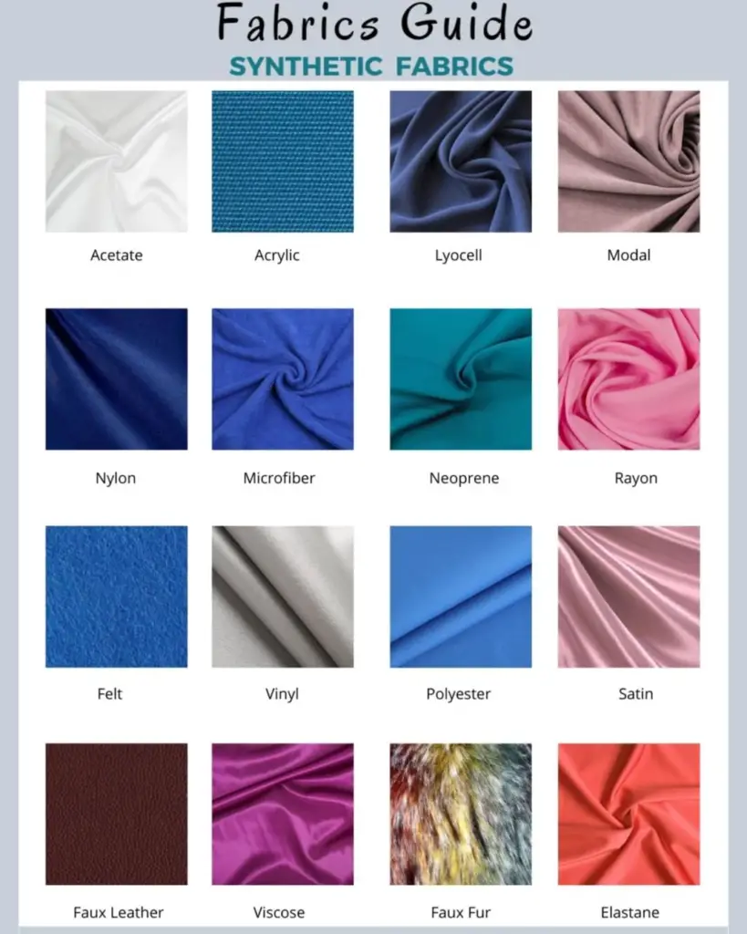 Materials or fabric options